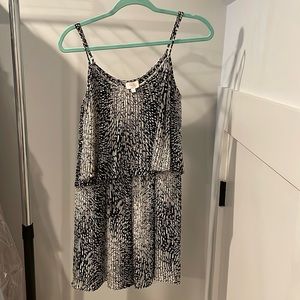 Parker Black and White dress